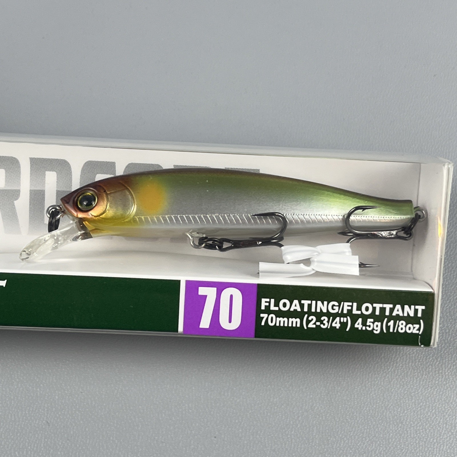 Yo-Zuri Duel Hardcore Minnow Flat 70F Floating Lure 70mm R1357-MGSA