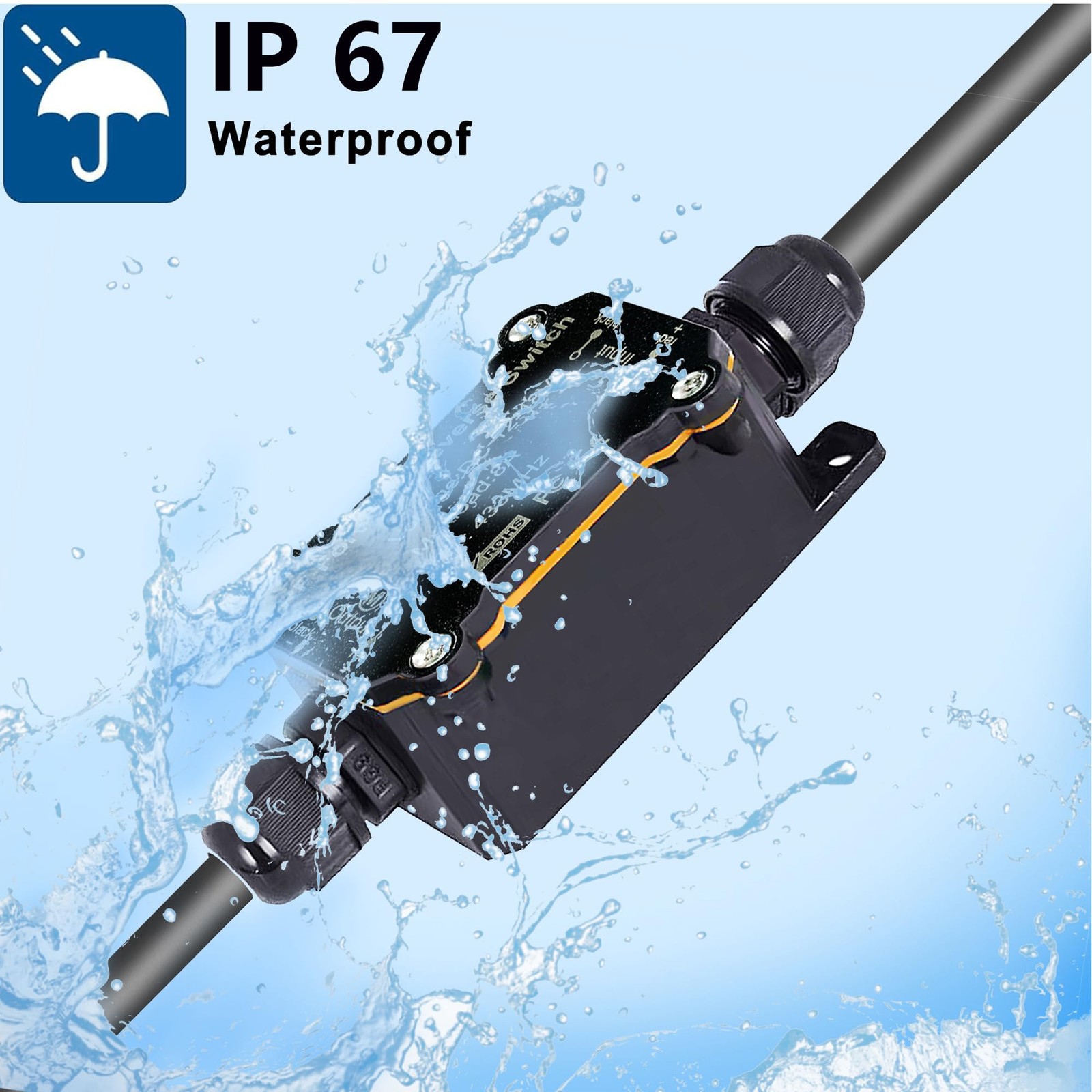 Forward and Reverse Remote Switch,DC 12V to 48V 8A Waterproof Remote Control ...