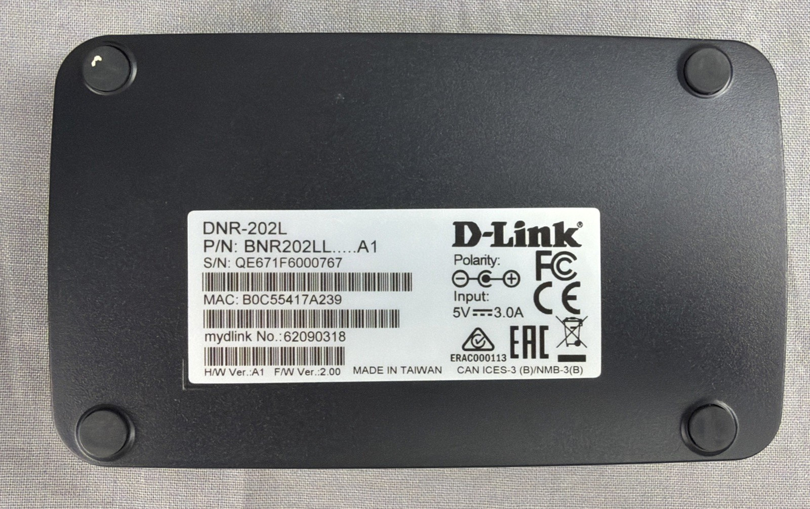 D-Link Mydlink Camera Video Recorder Stream (DNR-202L) NWOB