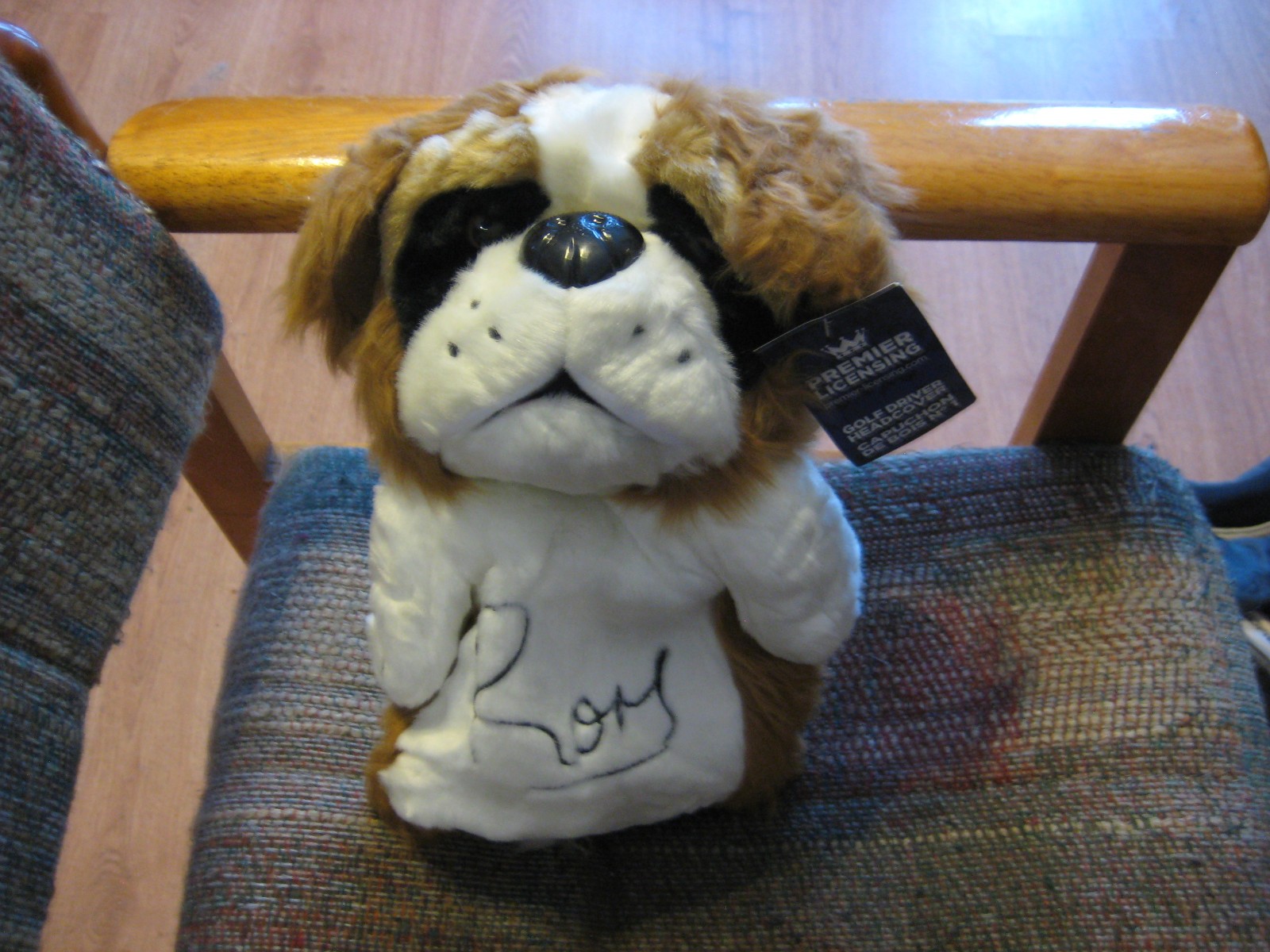 NEW  Rory McIlroy  St. Bernard Dog Golf Club Cover Premier Licensing Headcover