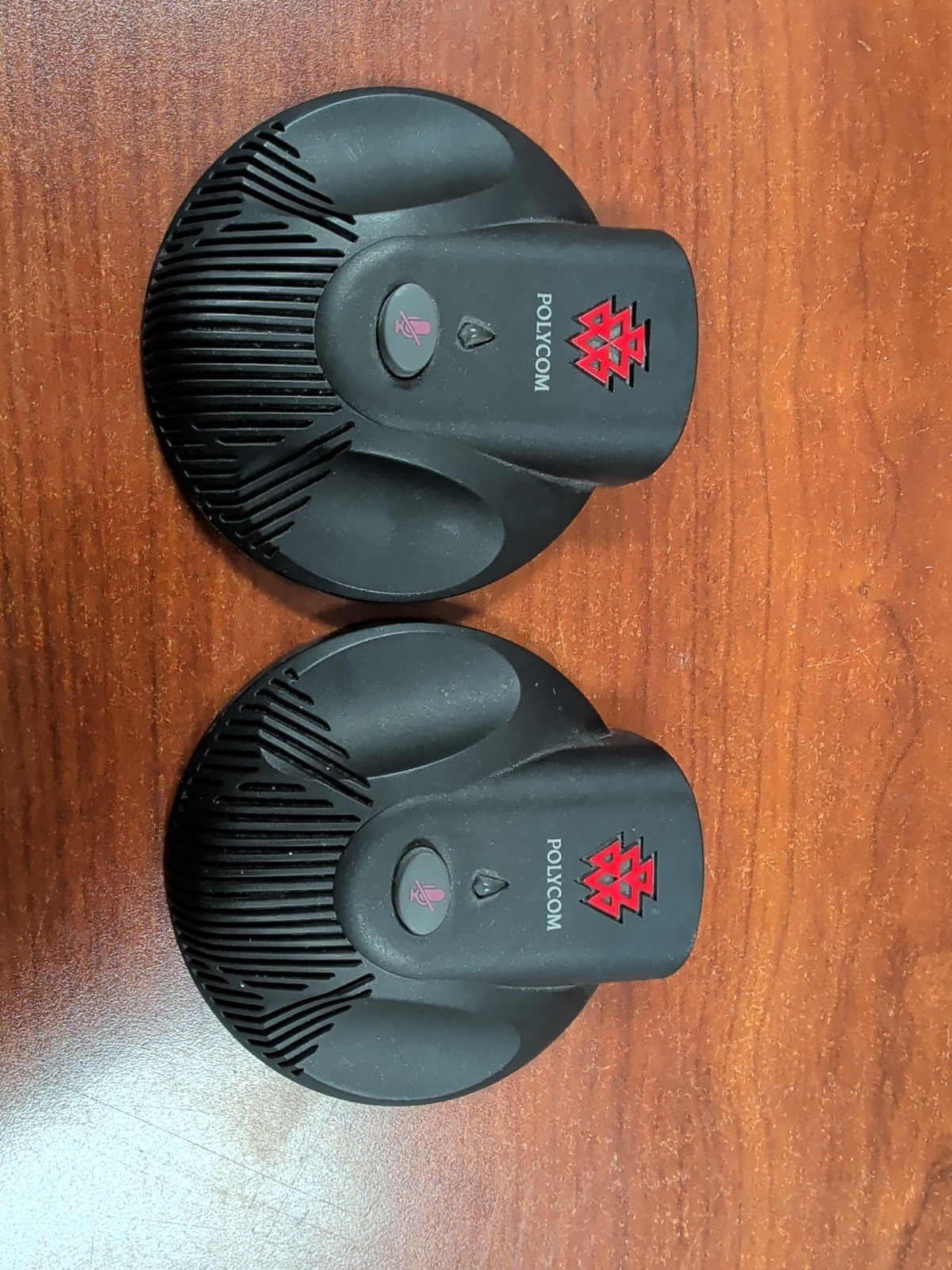 2- Polycom SoundStation 2 Extended Microphone w/ Cable 2201-07155-605 Lot Of 2