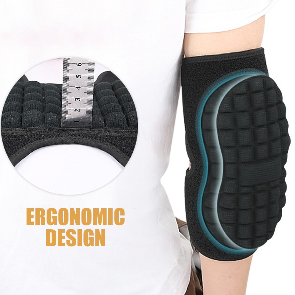 Breathable Black Elbow Support Sleeve with Sweat Absorption for Active Use