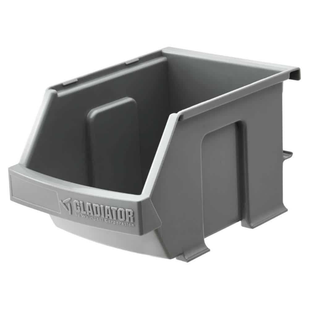 Gladiator Garage Storage Bin 3-Pack, GearTrack Organizers Hook Container Cabinet