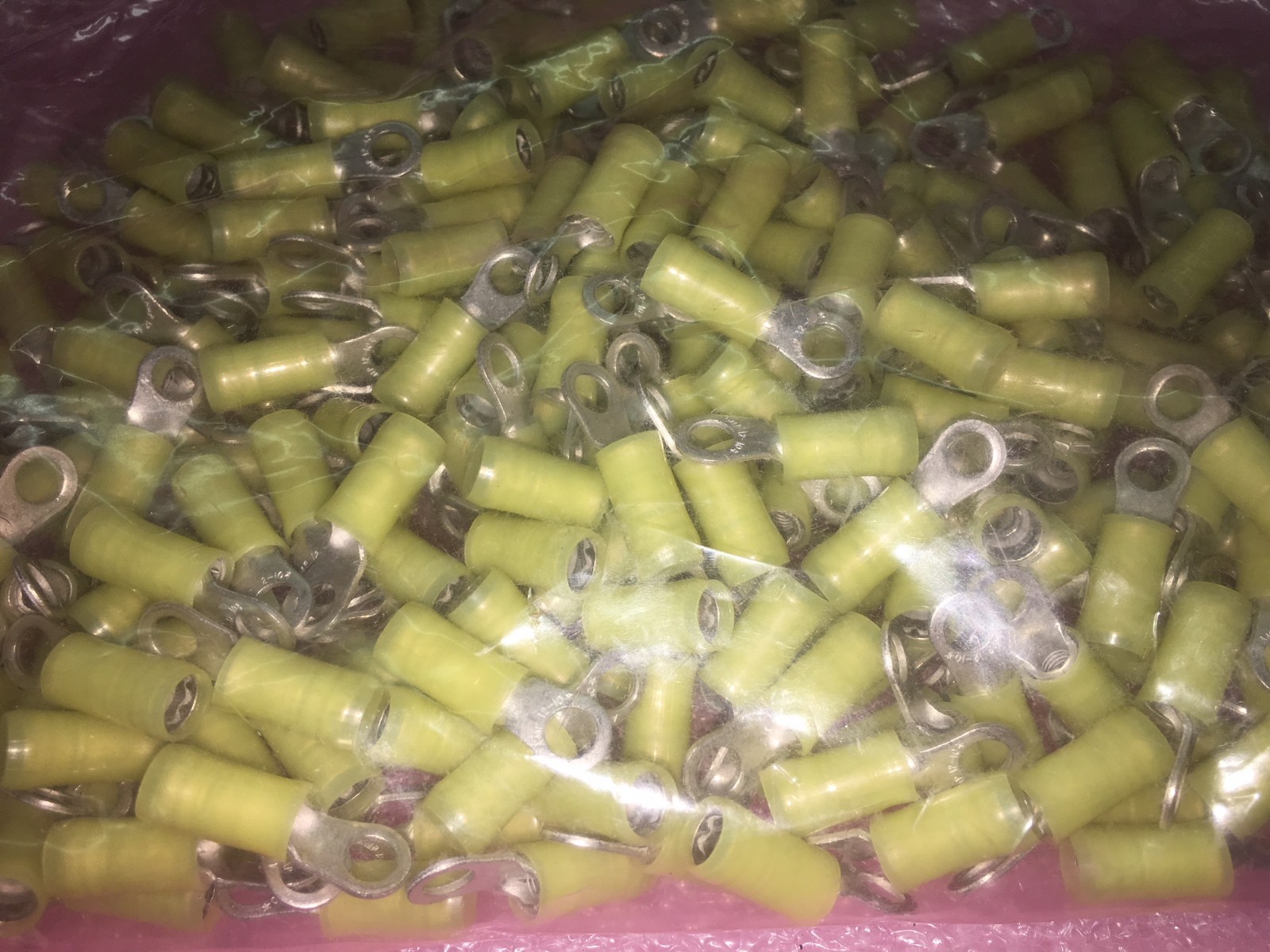 (61 PIECE LOT) 324918, TYCO, CONN RING CIRC 10-12AWG #10