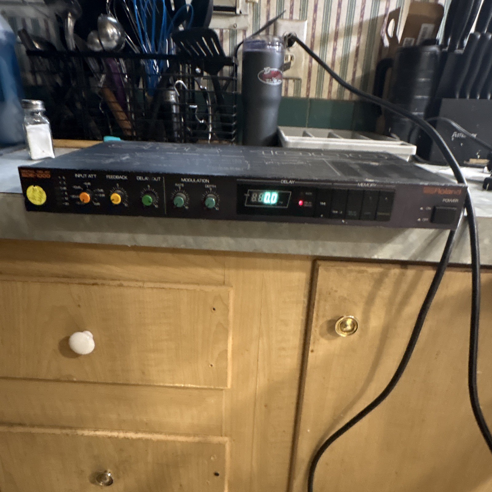 Roland SDE-1000 Digital Delay 1U Rack Effects Processor, 8 Presets, 1/4" I/O