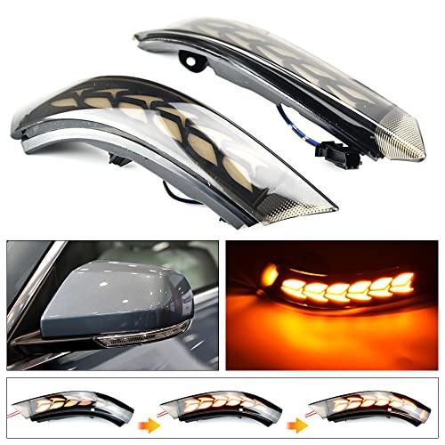 LED Dynamic Turn Signal Light Indicator Sequential Blinker Lamp Yellow