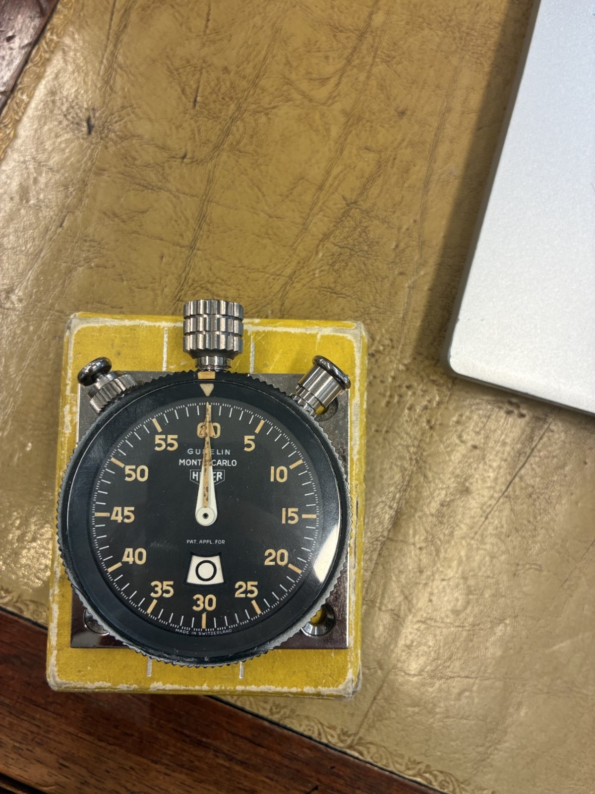 Heuer Gubelin Monte Carlo Dashboard Clock