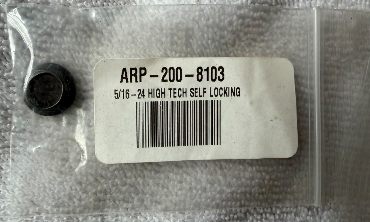 NEW!!!   ARP 200-8103 Self-Locking Hex Kit