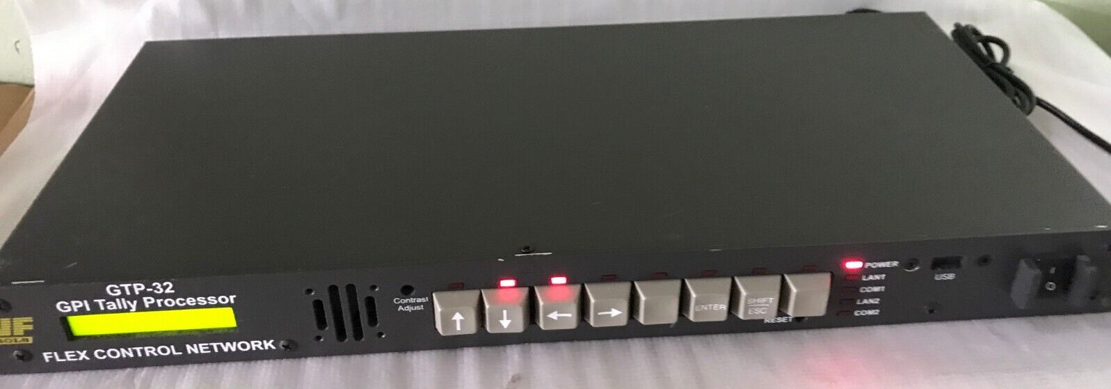 DNF Controls GTP-32 GPI Tally Processor Flex Control Network Rack Mountable