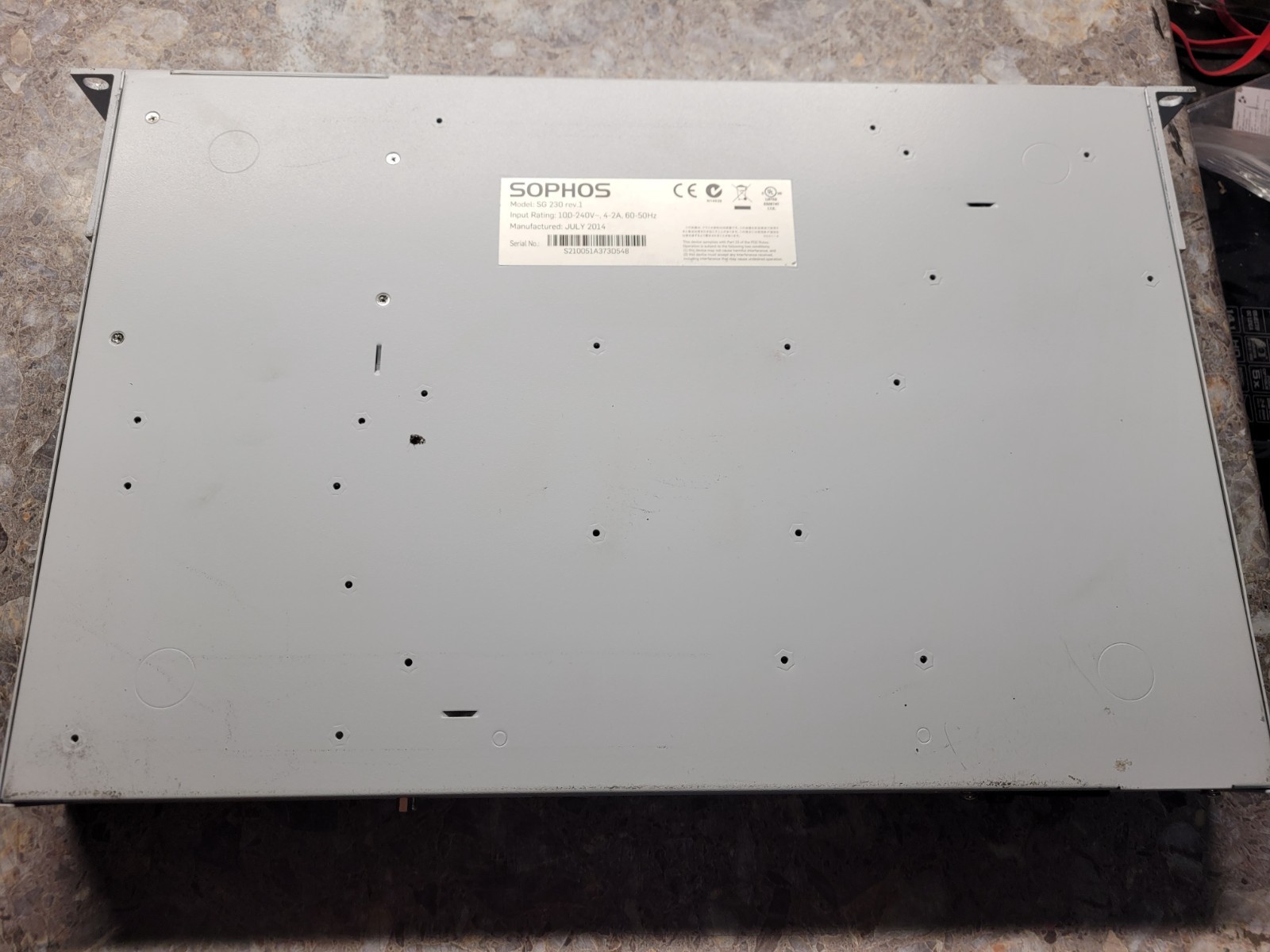 Sophos SG 230 Firewall Rackmount Network Security Appliance