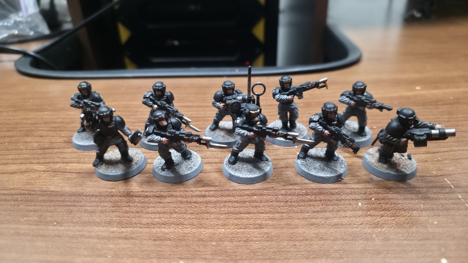 Astra Militarum Cadian Shock Troop Squad Warhammer 40k Painted