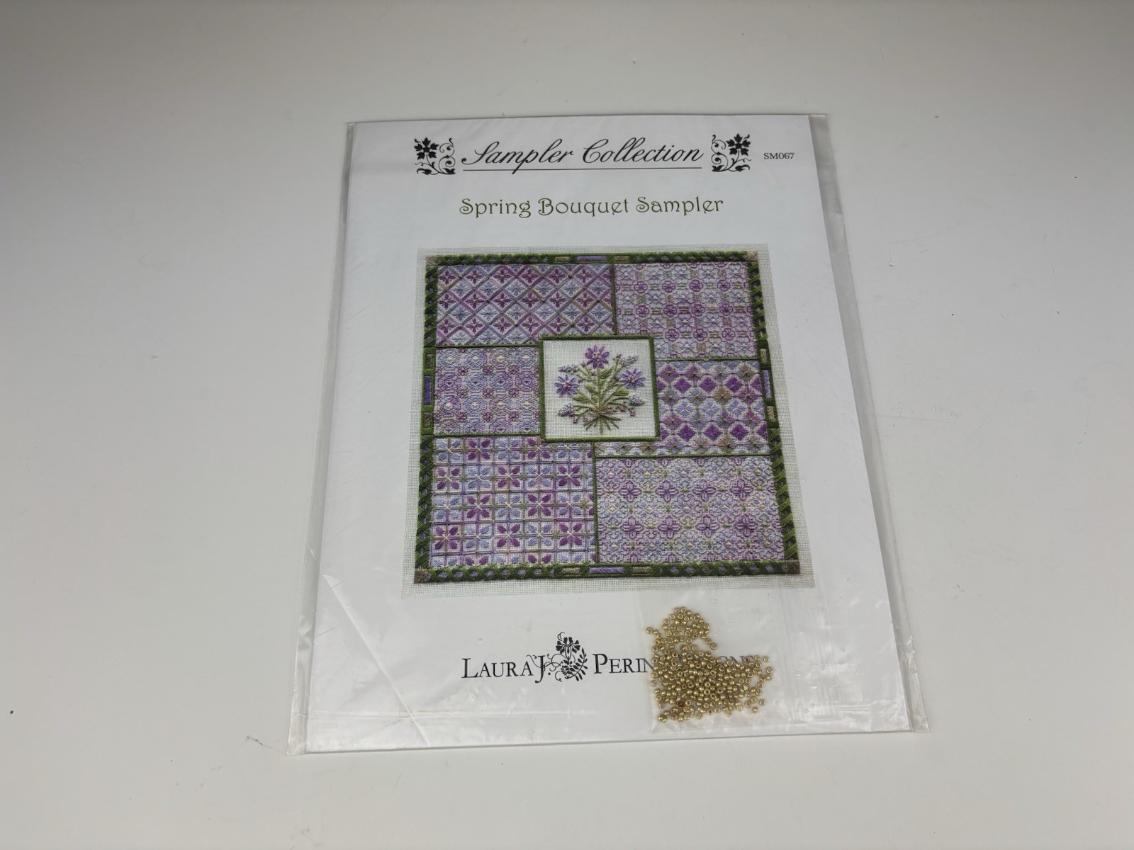 Laura J Perin Design Sampler Collection Spring Bouquet Needlepoint Pattern 2S