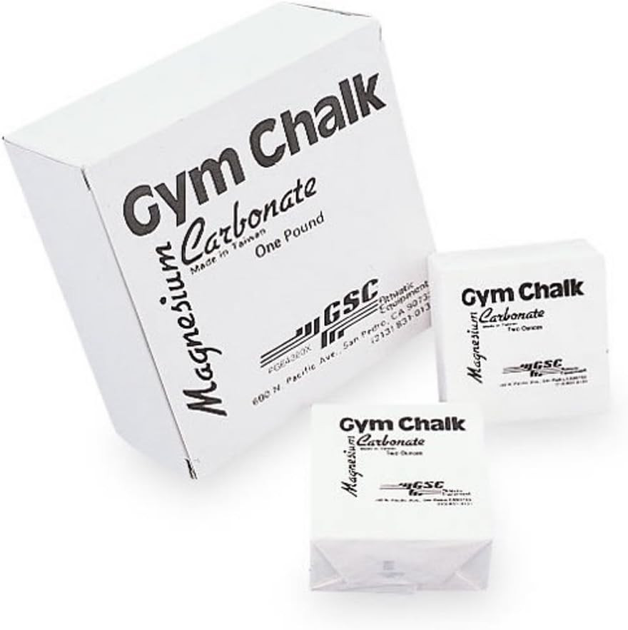 GSC Gym Chalk 8 pack 3 oz. blocks 1.5Lb Fitness/weightlifting/gymnastics