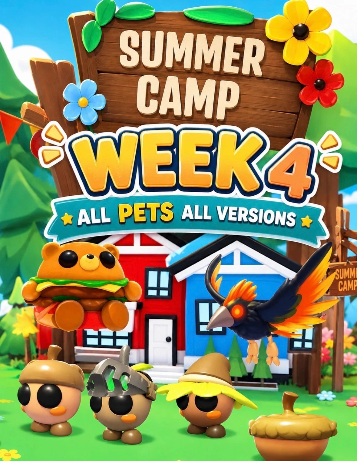 Week 4 Summer Camp Event | Oakee & more | Adopt From Me! ( ✨SAME DAY DELIVERY !)