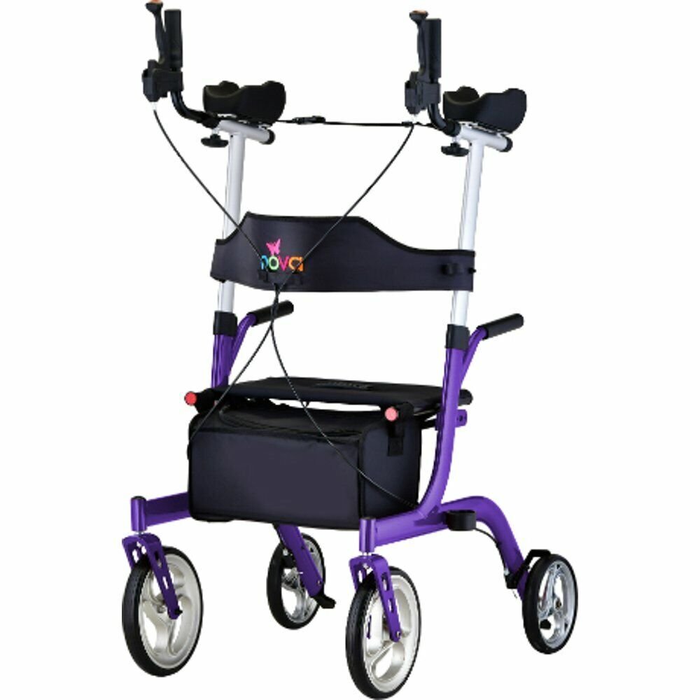 NOVA PHOENIX RISE UP Rollator Walker UPRIGHT STANDING Walker Padded Armres