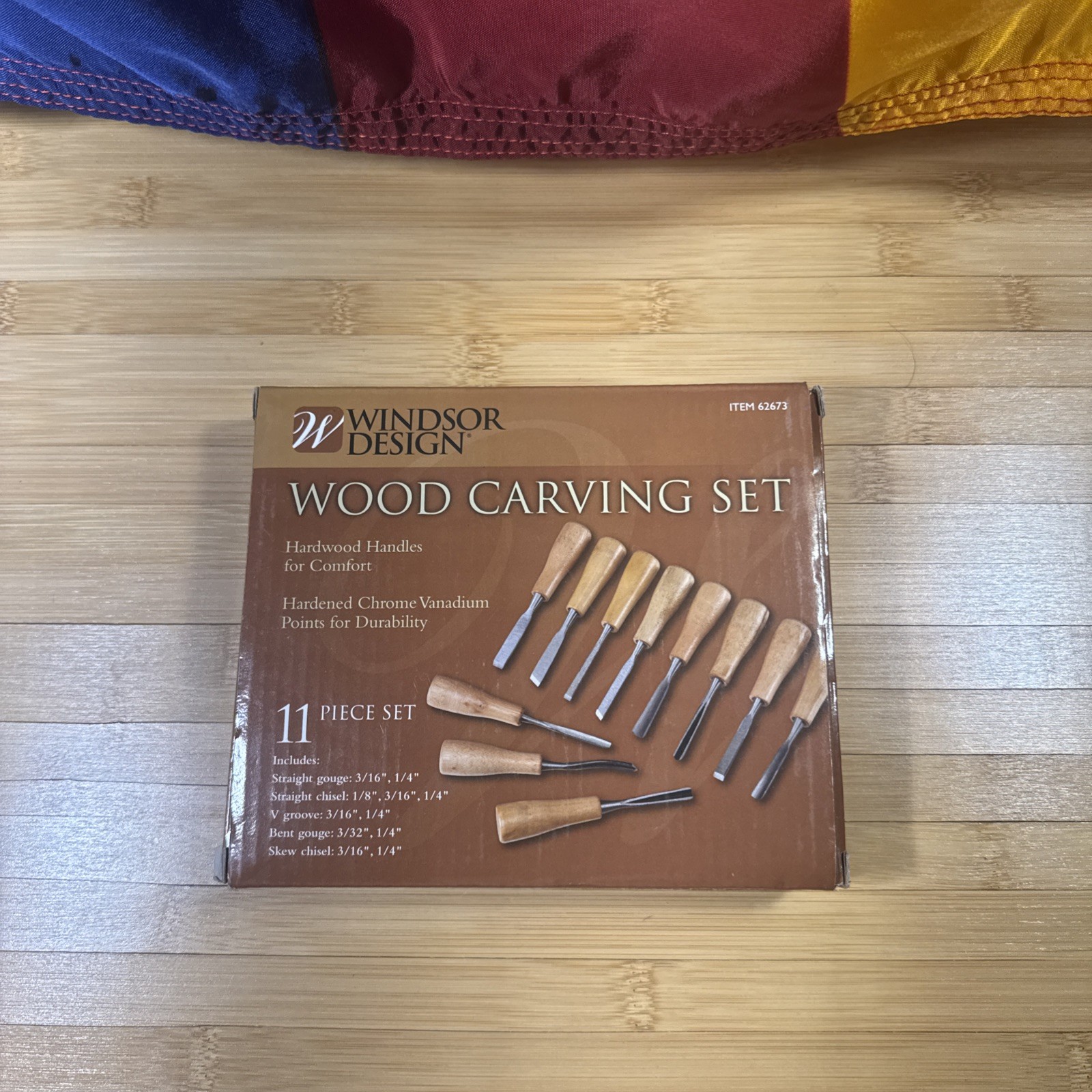 Windsor Design Wood Carving Tools, 11 Piece Set used great condition item #62673