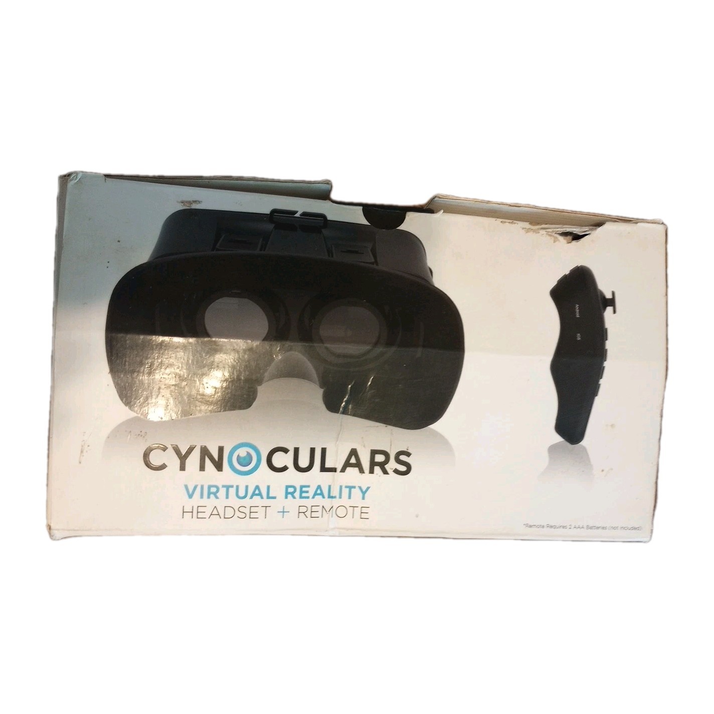 Cynocular's VR Virtual Reality App 3D Glasses Adjustable Headset Plus Remote