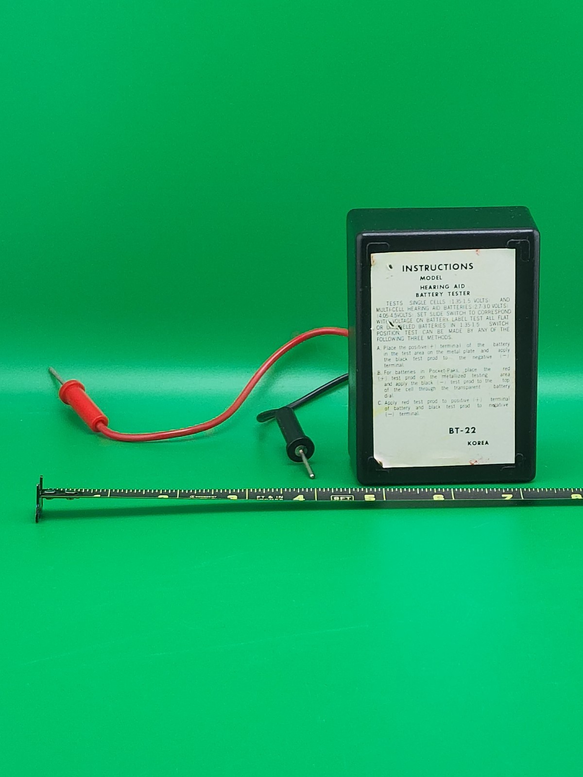 One BT22 Duracell Battery Tester With Box