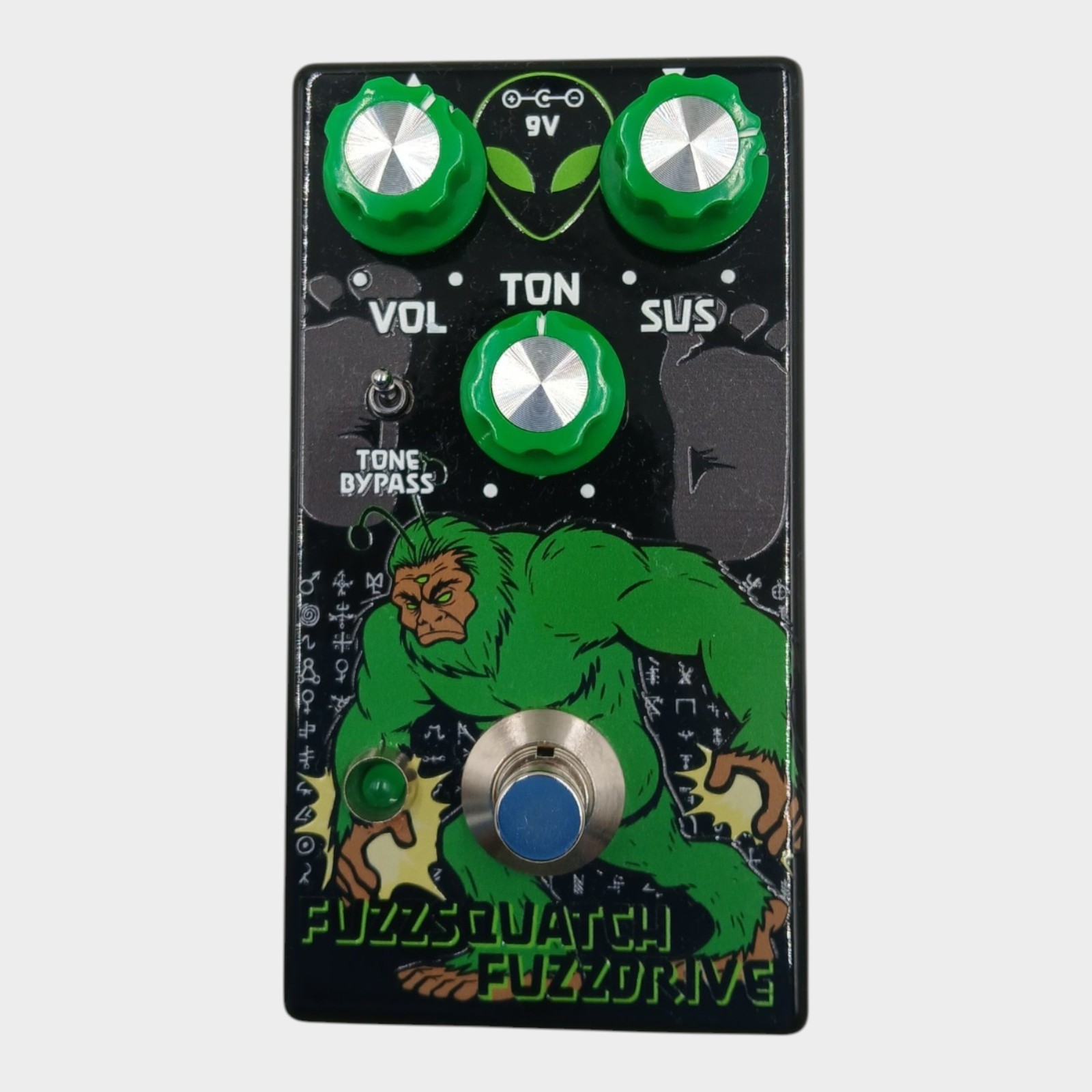 Interstellar Fuzzsquatch Fuzzdrive Hyperdrive Transparent Overdrive Pedal