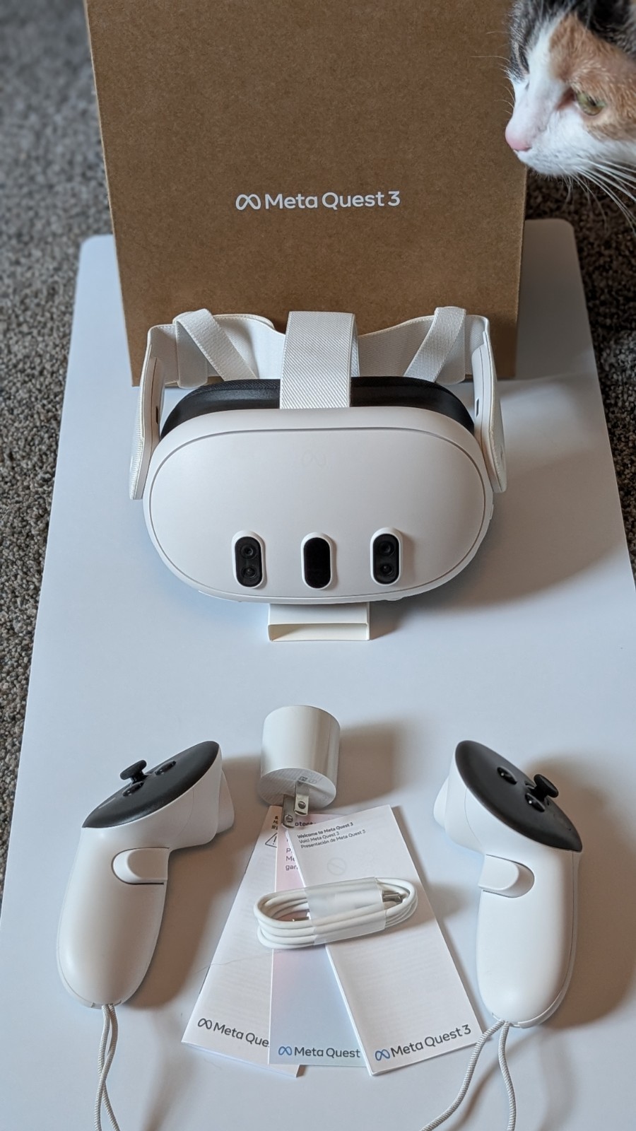 Meta Quest 3 512GB Standalone VR Virtual Reality Gaming Headset & Controllers