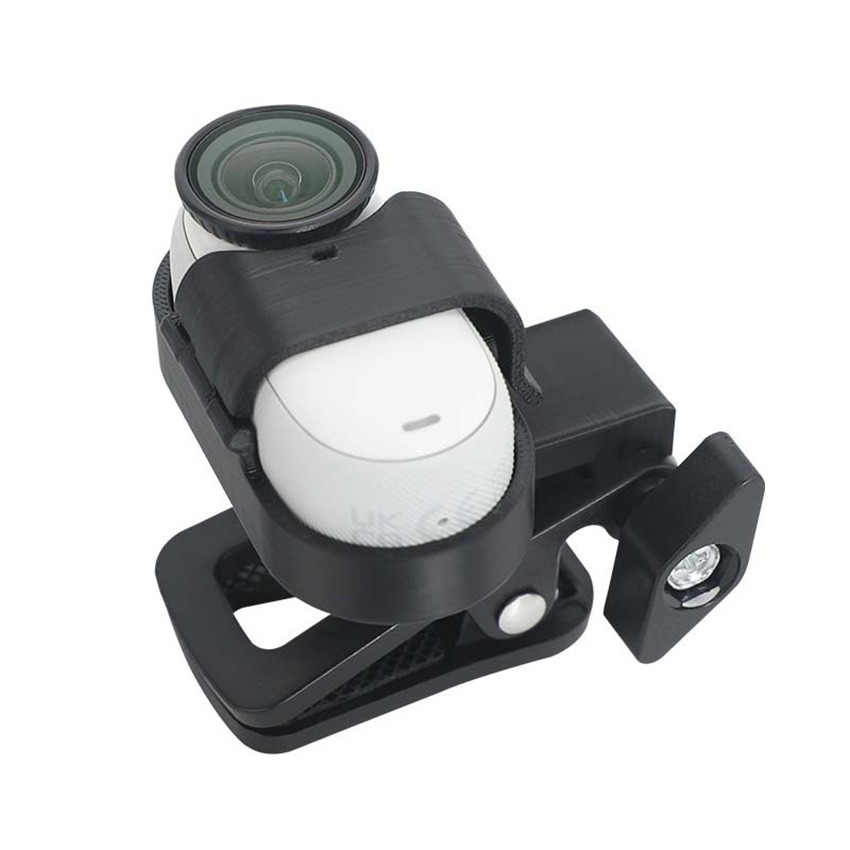 Backpack Collar Clip Supports Horizontal Vertical Thumb Camera for Insta360 Go3S
