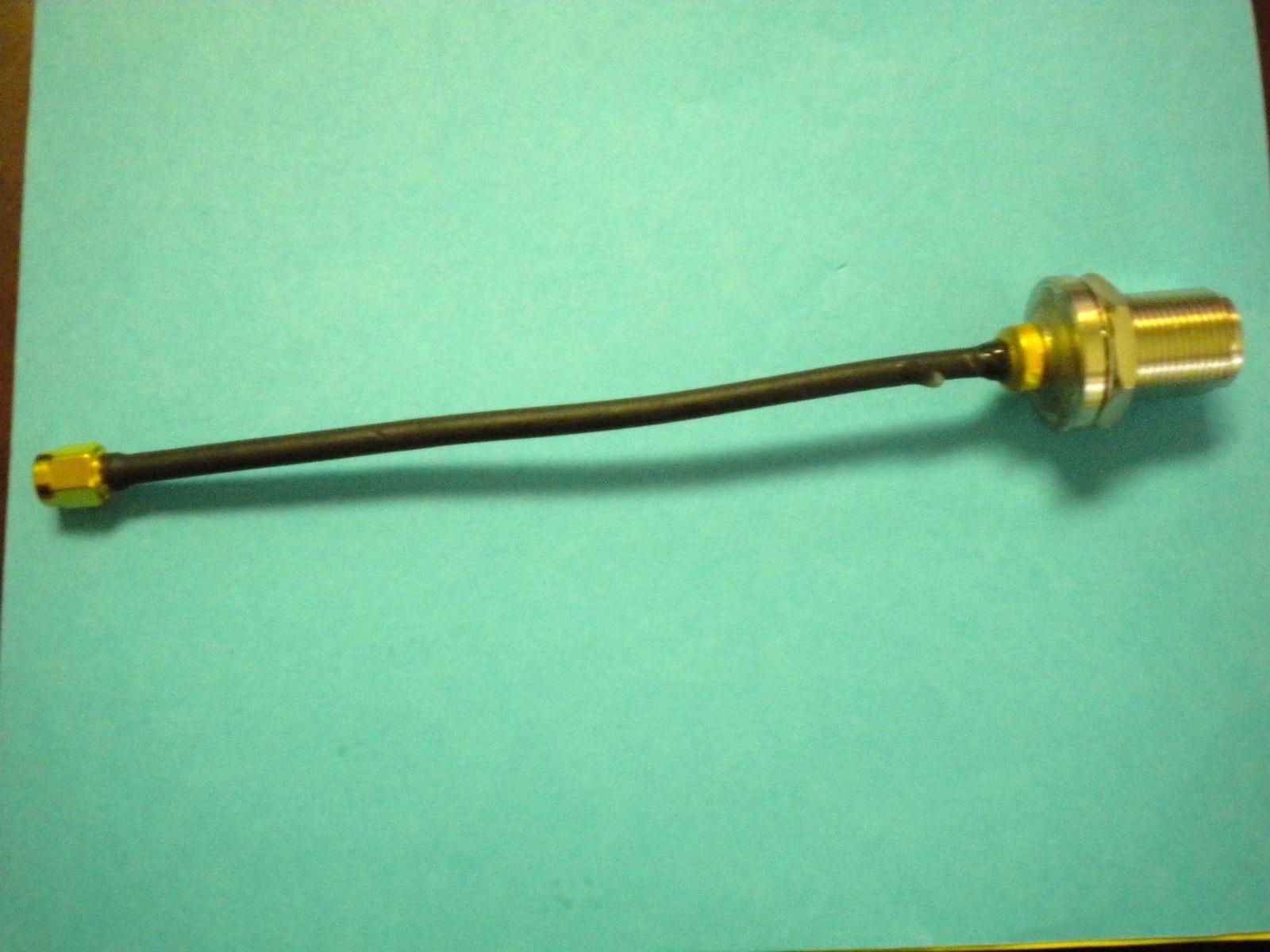 SUHNER SMB MALE TO N FEMALE BULKHEAD CABLES  WITH GOLD CONNECTOR