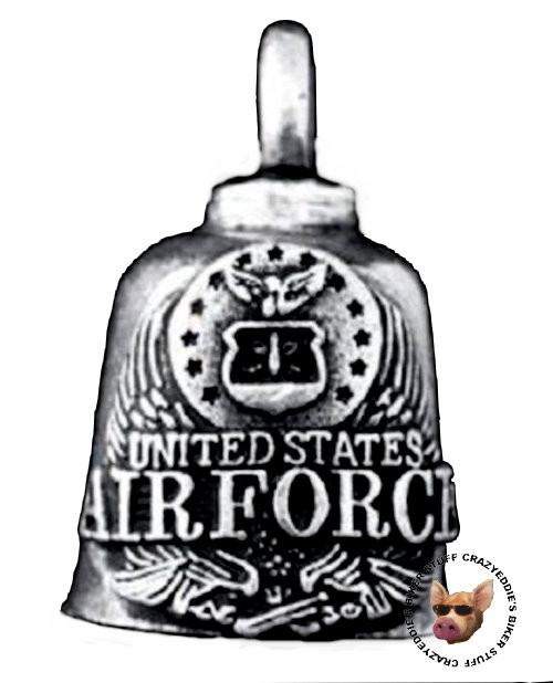 UNITED STATES AIR FORCE MOTORCYCLE GREMLIN RIDE BELL **MADE IN USA**