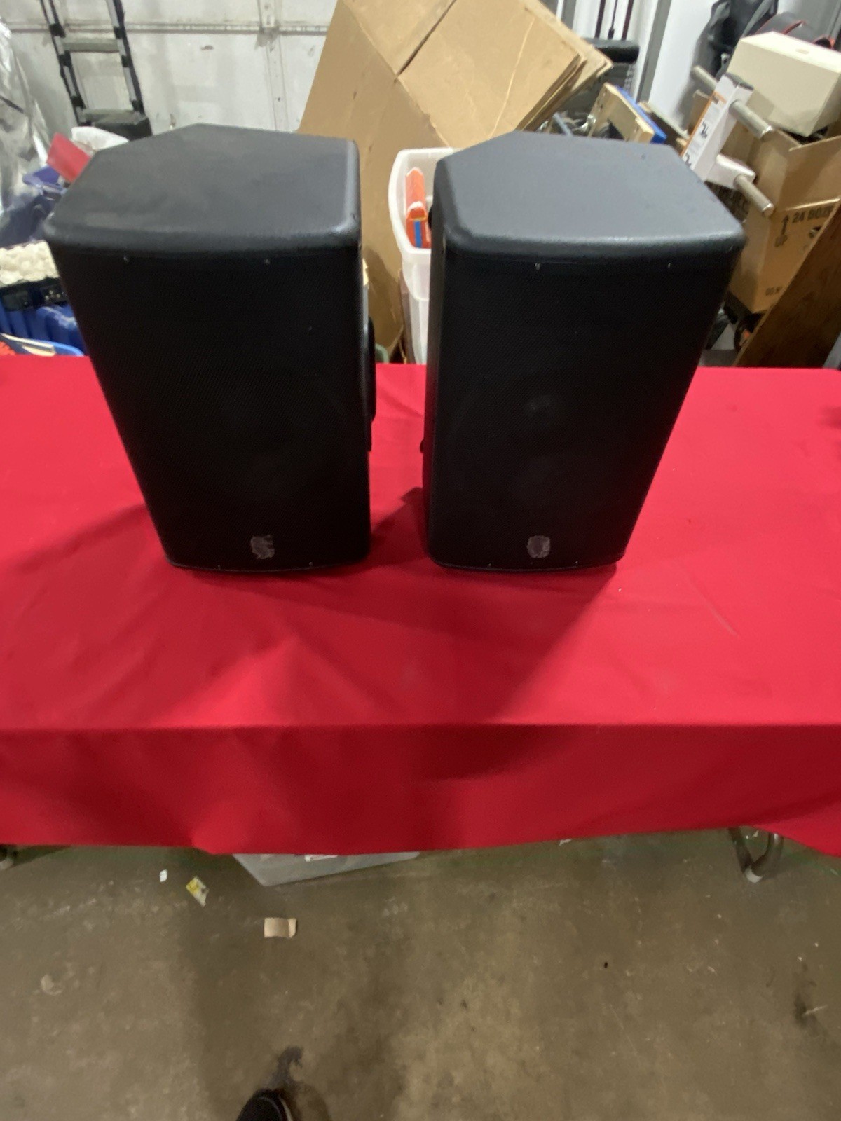 2 Kustom KPX10 10 Inch Passive Monitor Speaker Cabinet Tested and Working Great