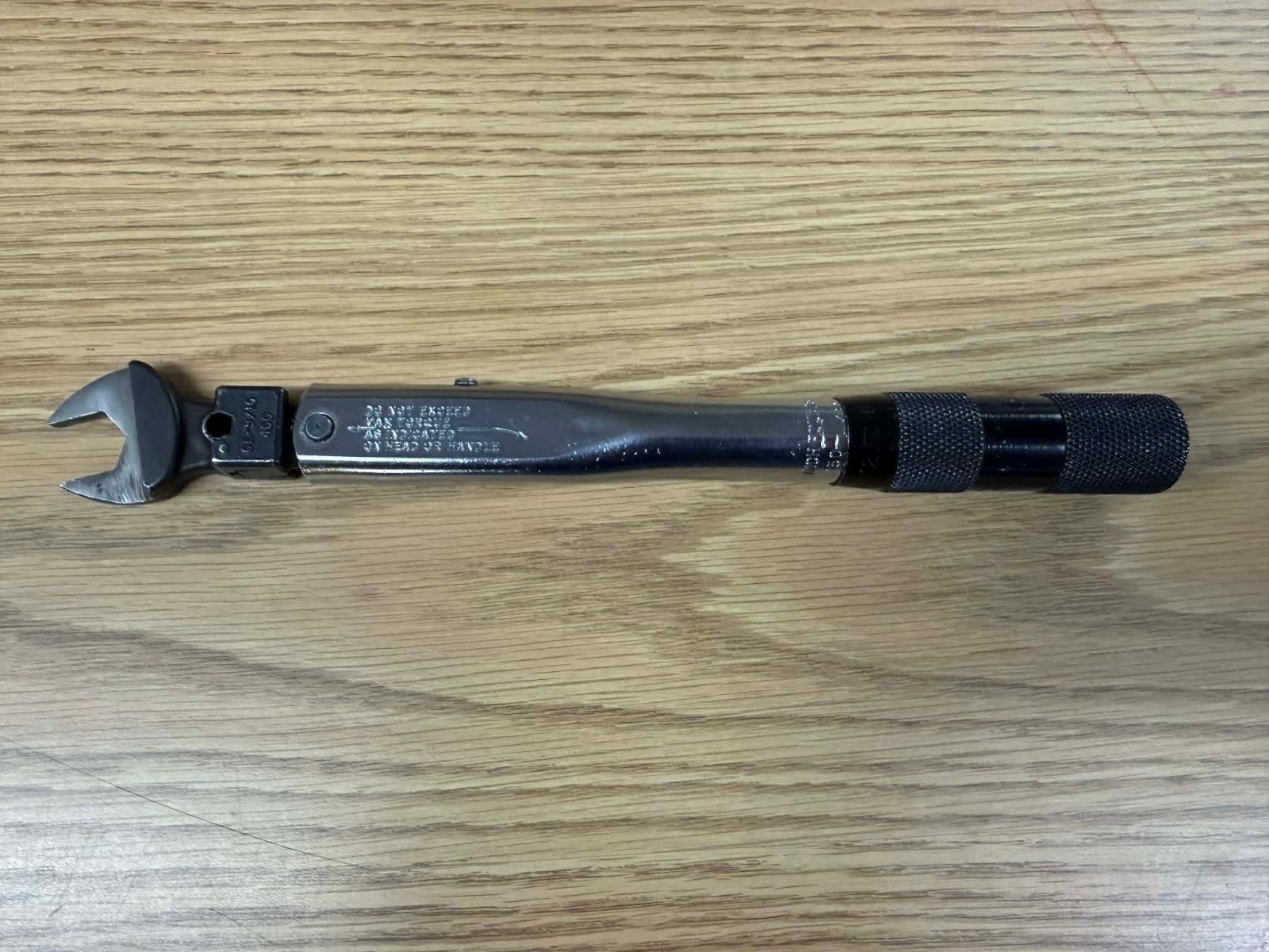 Sturtevant Richmont CCM 150 Torque Wrench 30-150 Ft LBS & 9/16 narrowed head