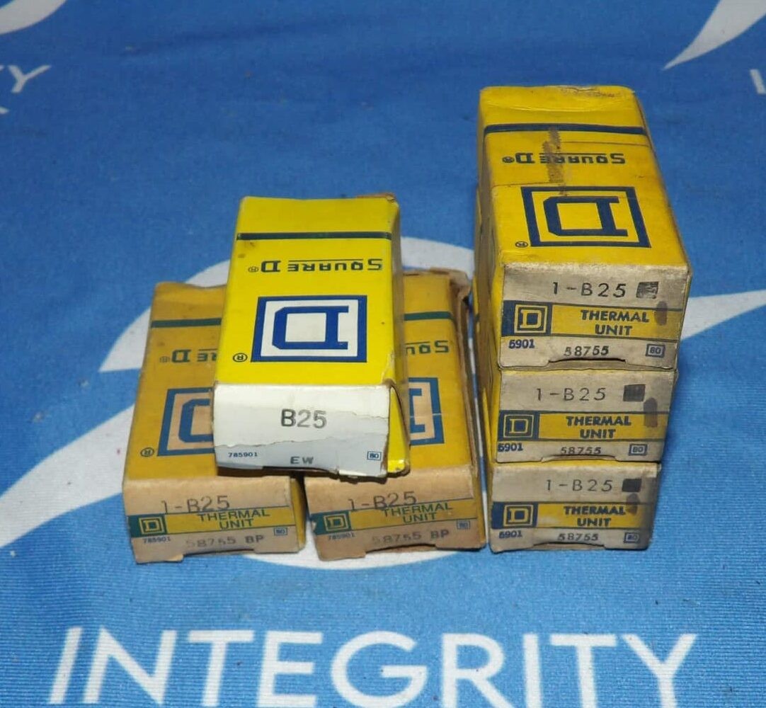 Lot of 6 NIB Square D B25 Thermal Overload Relay Unit + 1 Year Warranty