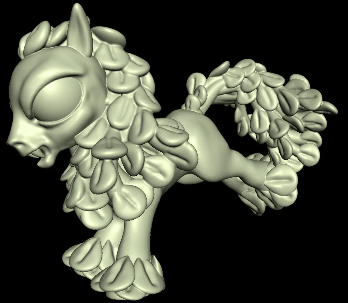 Chibi Kelpie Pony (Running)