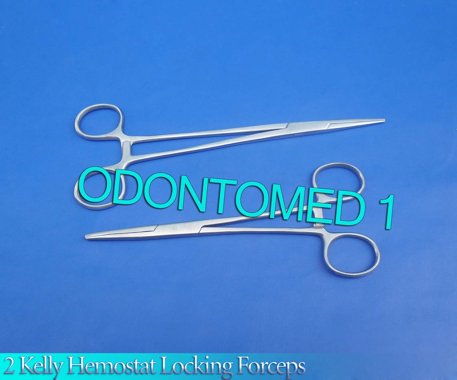 2 Kelly Hemostat Locking Forceps Straight 5.5"+7" Surgical Instruments