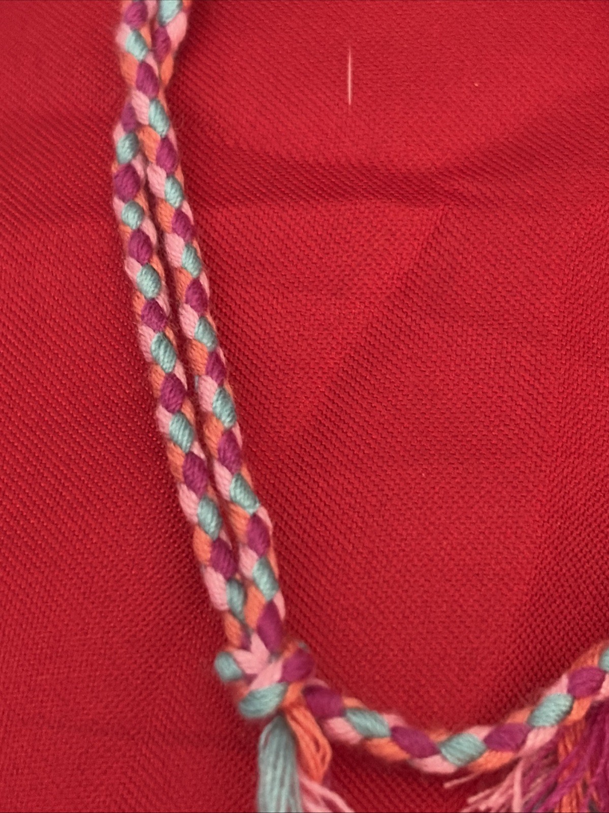 NEW BOHO BRAID THREAD FRIENDSHIP BRACELET KNOT AQUA PINK MAROON PEACH NIP ADJUST