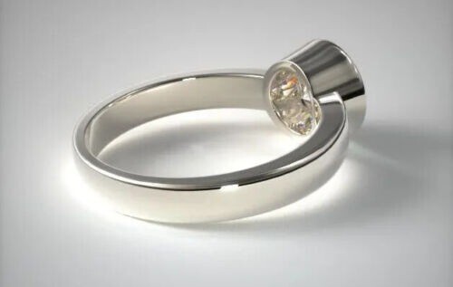 Lab-Created 2.80 Ct Round Cut White Diamond Wedding Ring 925 Sterling Silver
