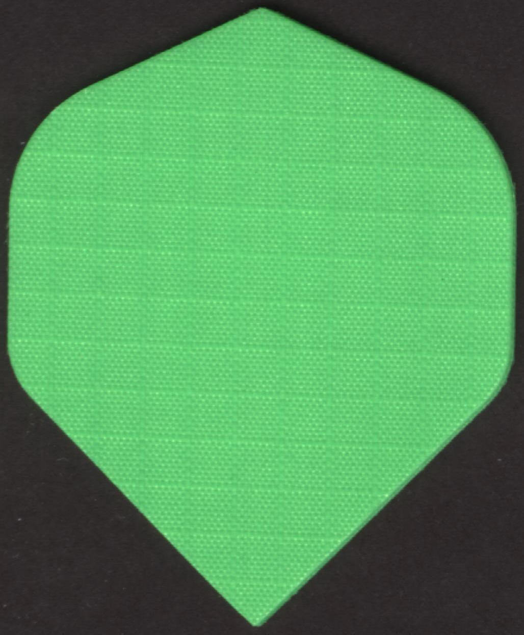 Bright Green Nylon Dart Flights: 3 per set