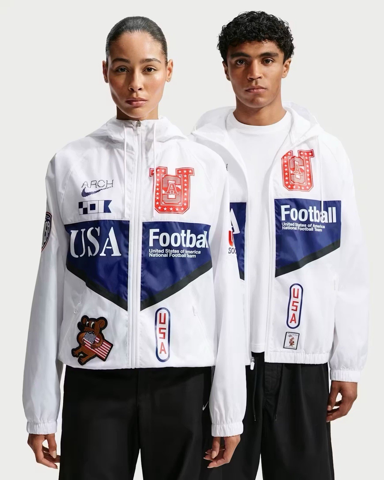 Size Large Men Nike x USMNT x V.A.A. Anthem Jacket IH1634 TEAM USA NEW IN HAND
