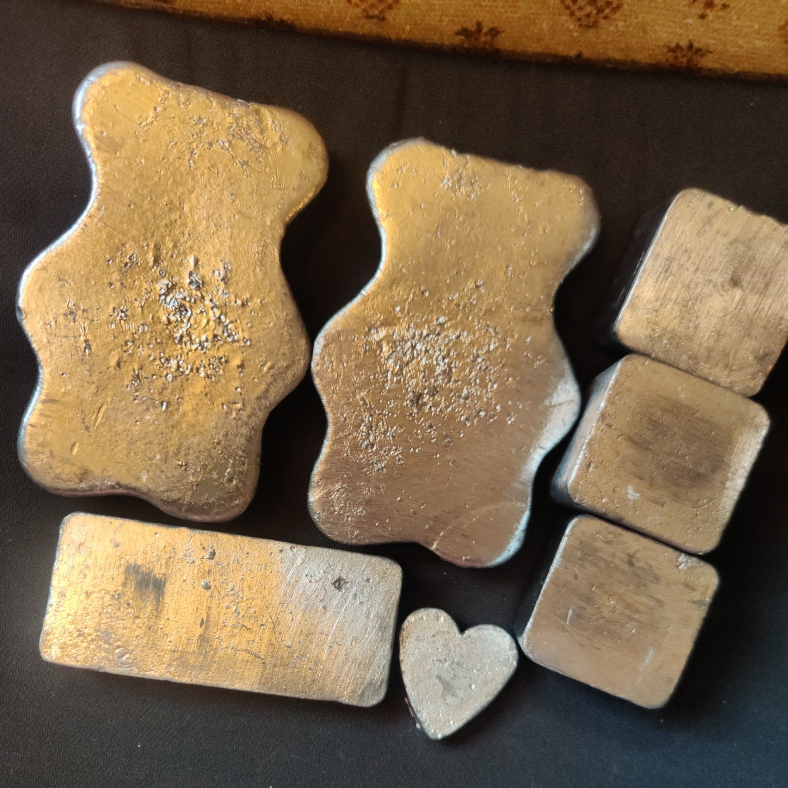 lead ingots 10+ lbs from tire weights