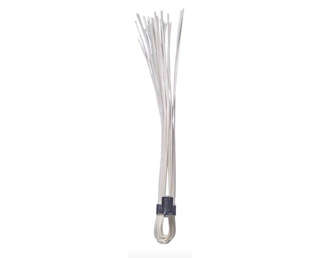 ChrisNik 6" White Stake Whiskers (25 per Bundle) | 45ST6W