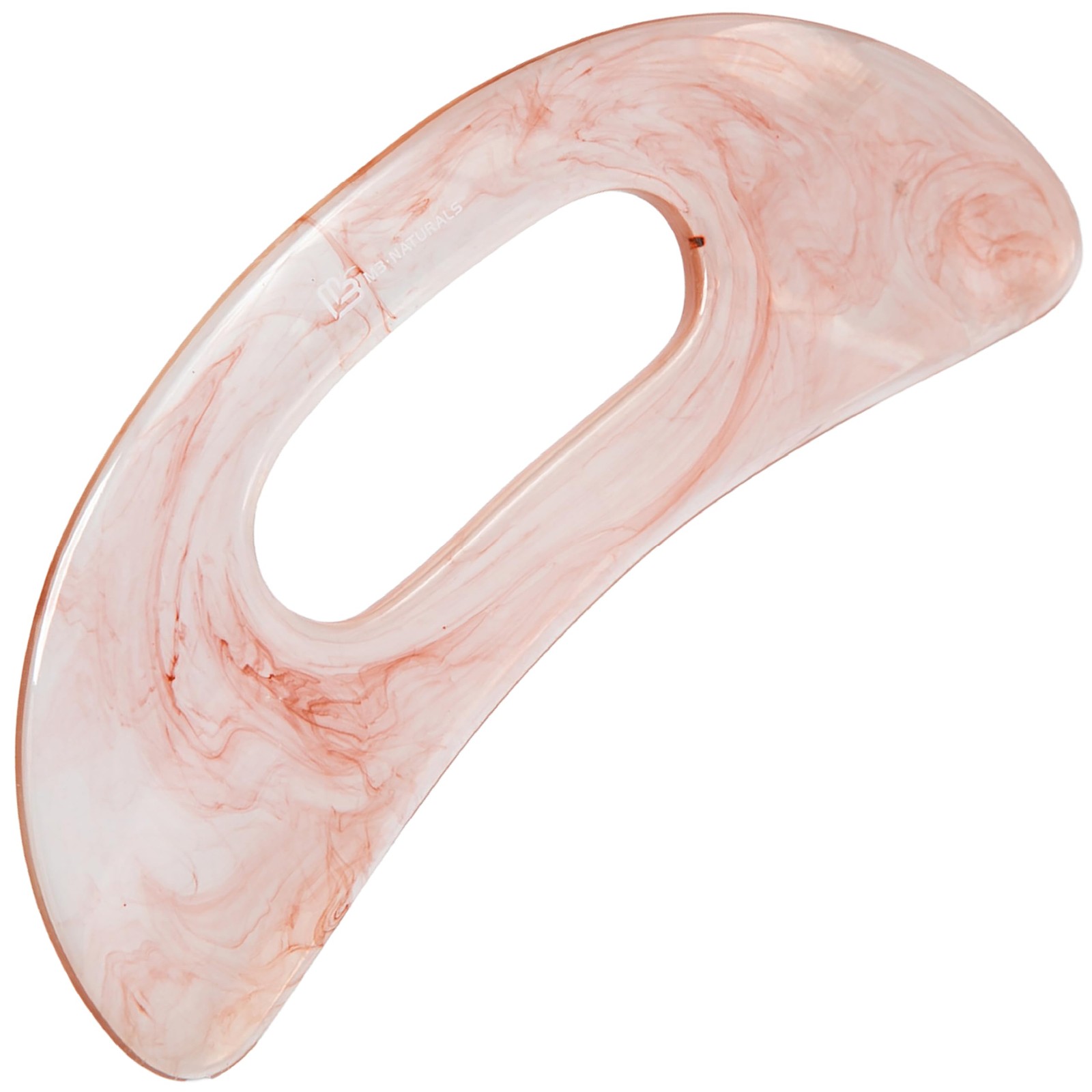 M3 Naturals Large Body Gua Sha Tool for Lymphatic Drainage, Cellulite, Pink