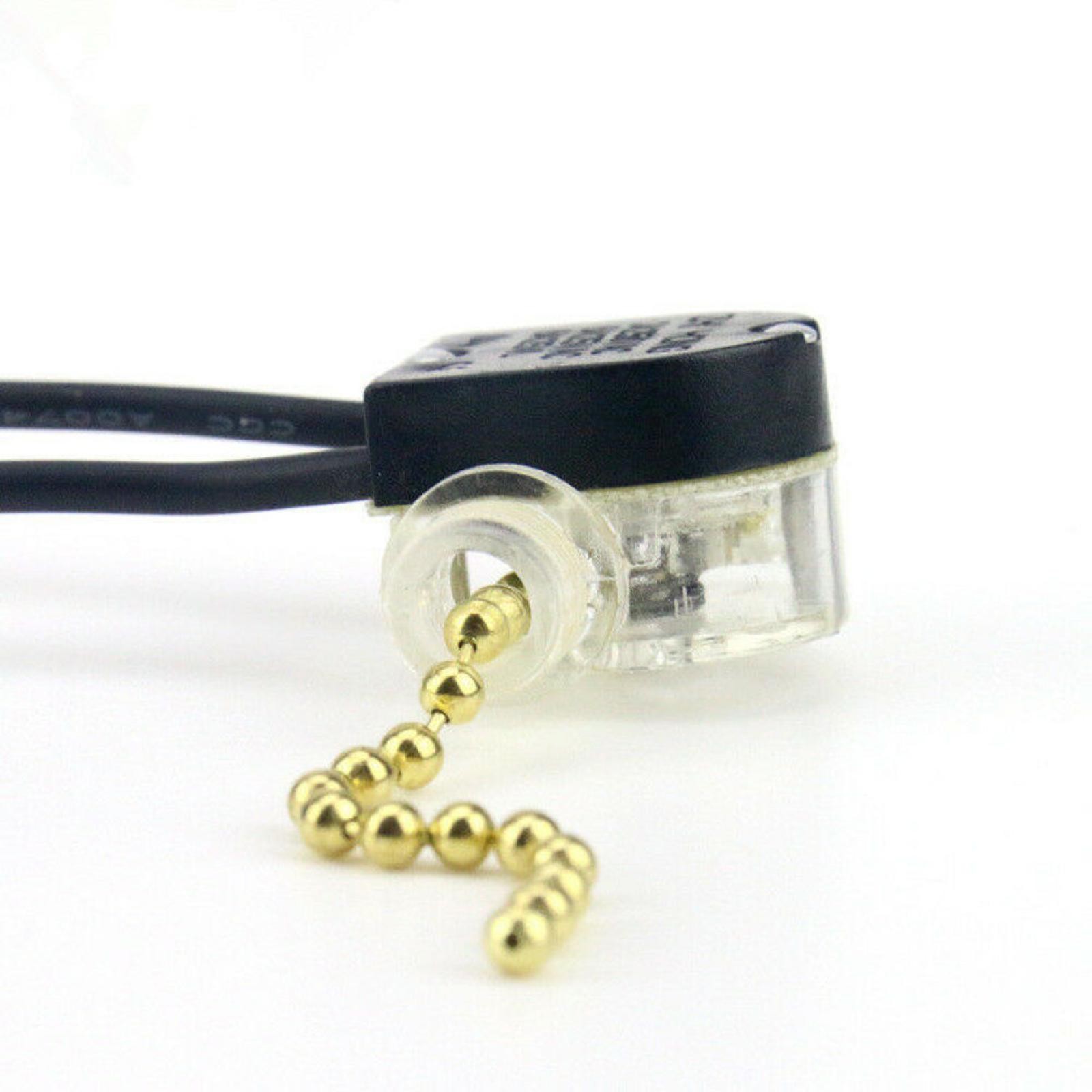 4Pack 125V/250V 5cm/1.9" Ceiling Fan Light Wall Light Chain Type Pull Switch