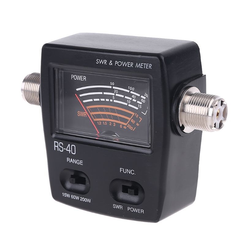 NISSEI RS40 Power SWR Meter RS-Measurable Up to 200W Power Range with Adapter