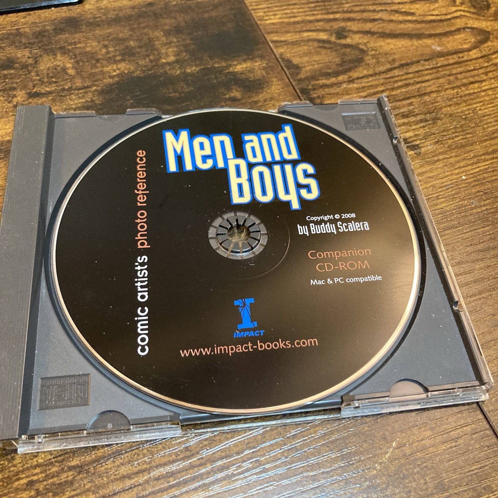 Men and Boys Comic Artist's Photo Reference Buddy Scalera CD-ROM DISC ONLY
