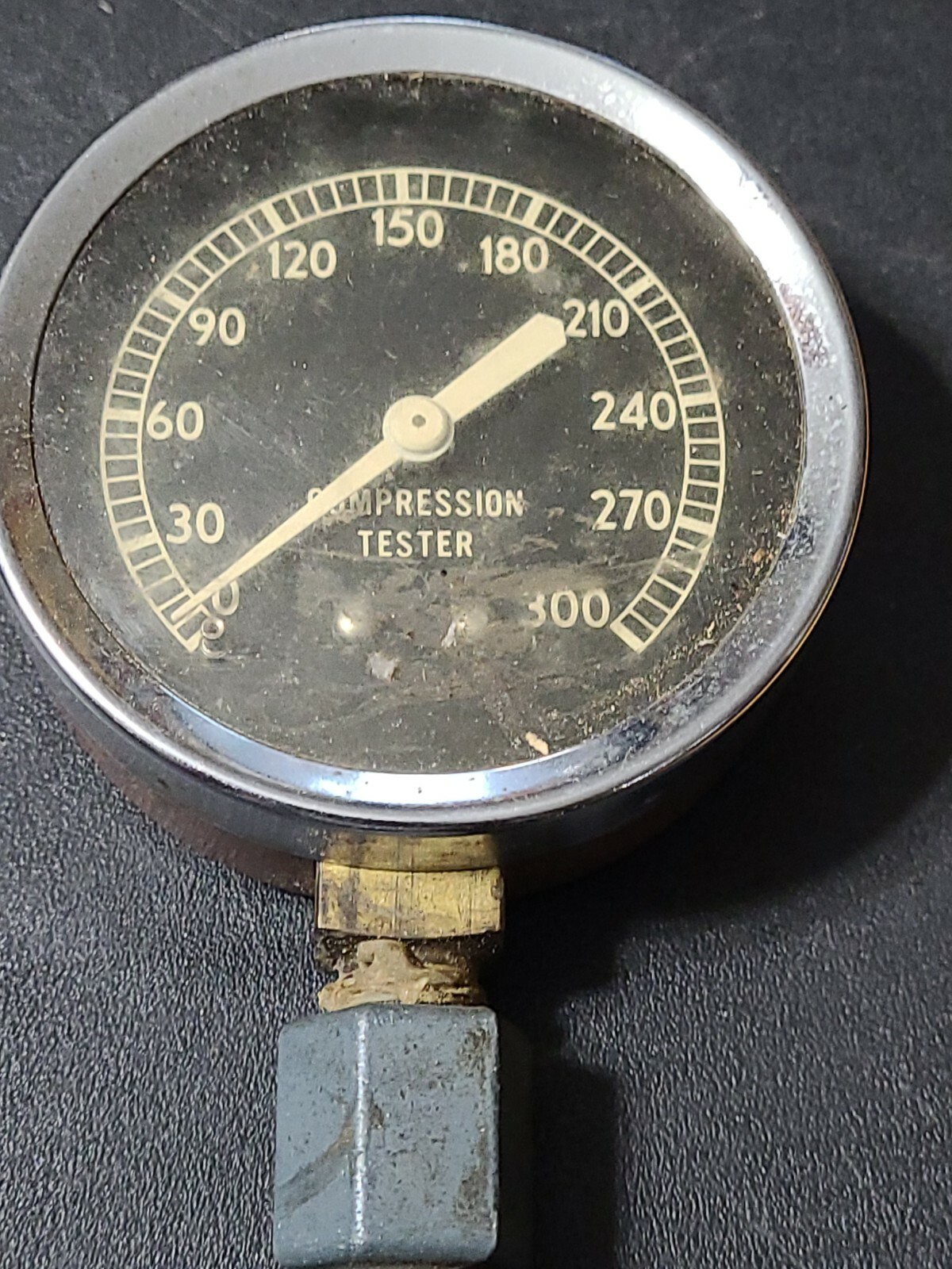 Vintage Automobile Compression Engine Tester Gauage- Untested