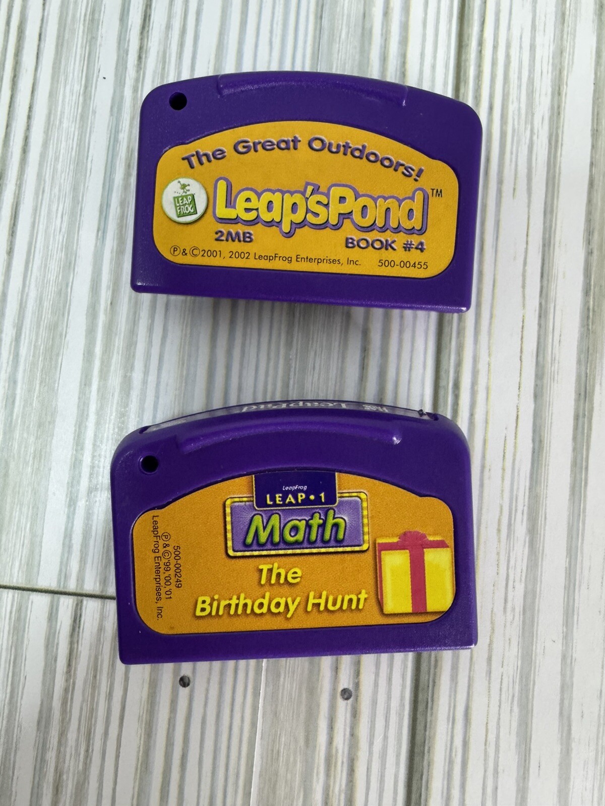2 Leap Frog Leap Pad Game Learning Educational Cartridges Math Leaps Pond #4