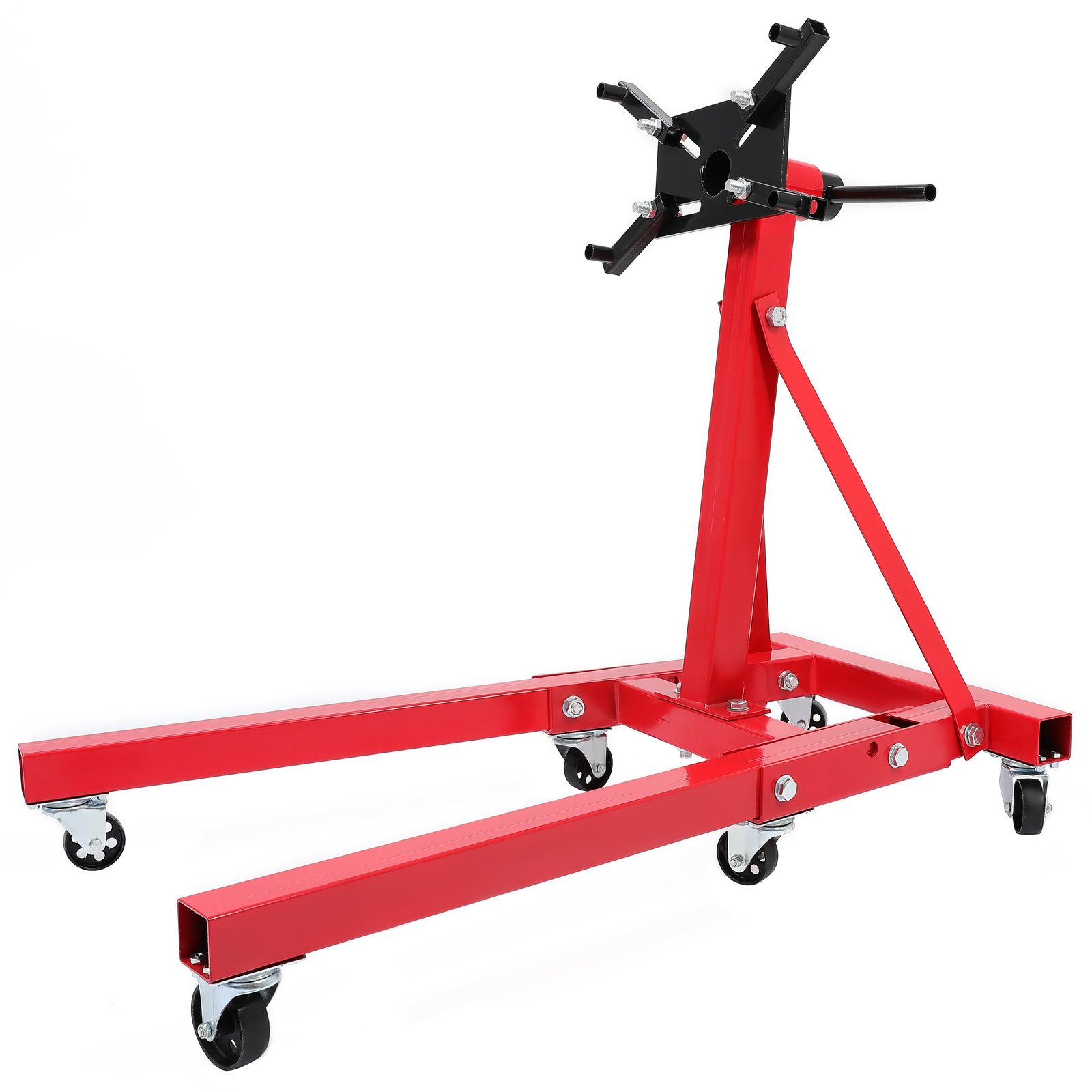 Engine Stand 2000LBS Motor Hoist Dolly 360 Degree Adjustable Mounting Head