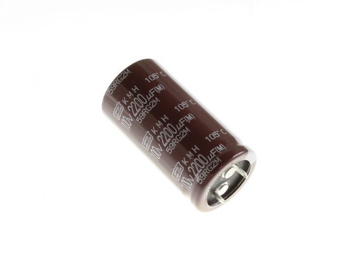 (8pcs) 2200uF 100V DC Snap In Mount Electrolytic Capacitor 100VDC 105C 25x40mm