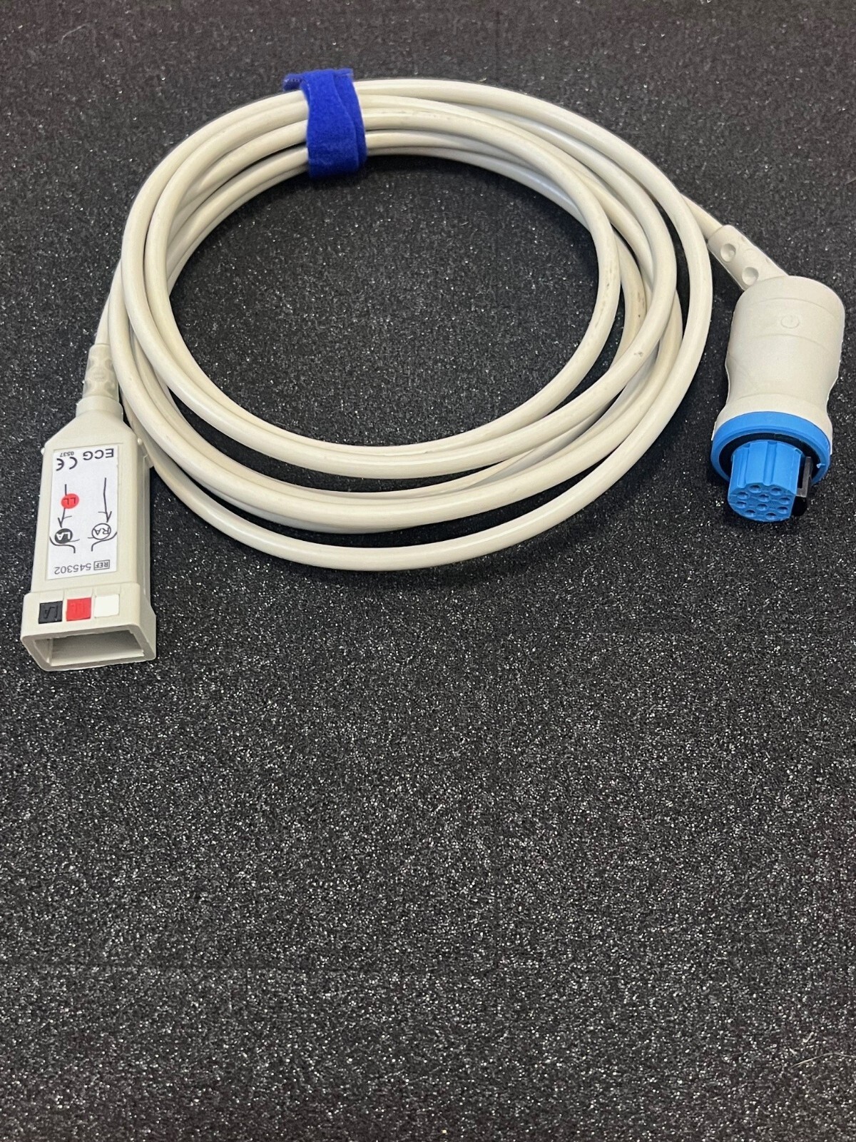 Datex Cardiocap/5 3-lead ECG Trunk Cable - OEM - P/N 545302
