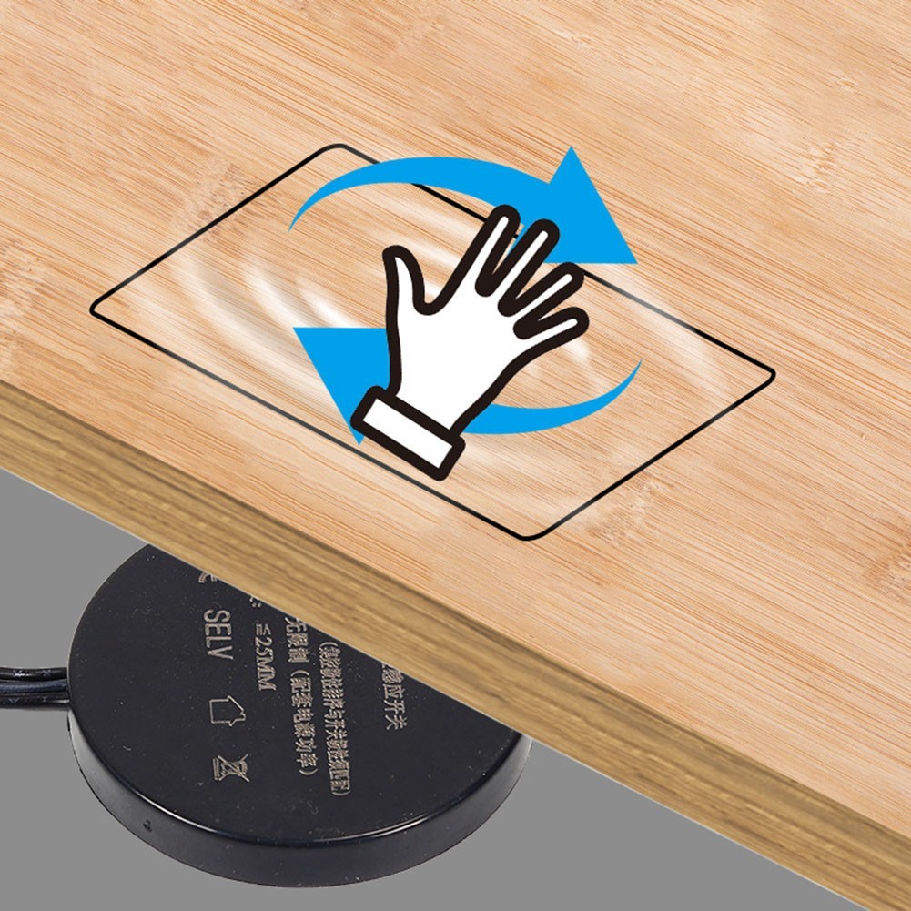 Penetrable Wooden Panel Touch Sensor Switch LED Control Light Switch 12V-24V