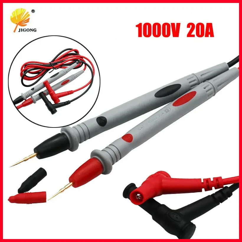 1 Pair Universal Probe Test Leads Pin for Digital Multimeter Needle Probe Wire