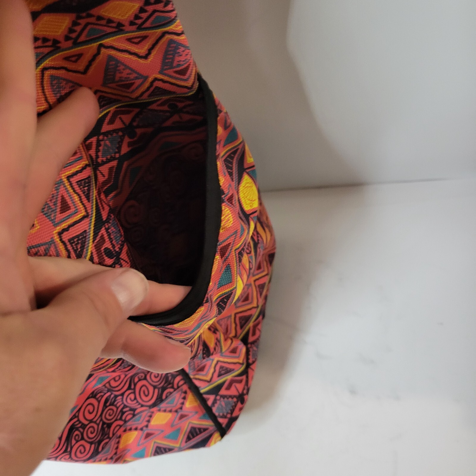Dadamo Rolling Travel Bag With Aztec Print & Retractable Handle